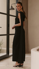 Delilah Maxi Dress - Black