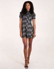 Puff Sleeve Swing Dress