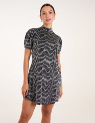 Puff Sleeve Swing Dress