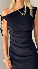 Lealah Maxi Dress - Black