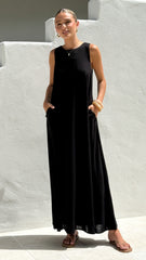 Mylah Maxi Dress - Black