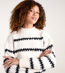 Abstract Stripe Jumper