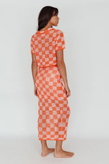 Byron Bay Crochet Maxi Skirt Sunset