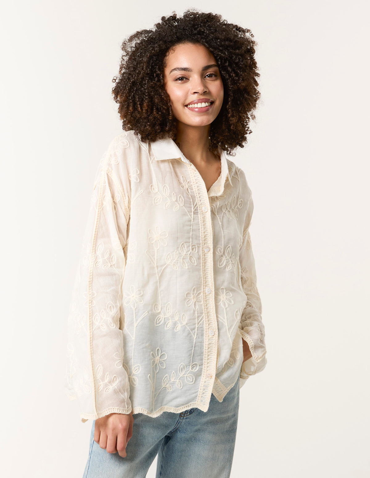 Flower Print Shirt