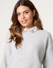 Peter Pan Embellished Jumper