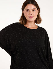 Curve Diamante Batwing Top