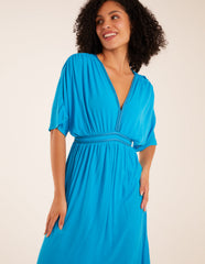 Rope Detail V Neck Maxi Dress