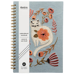 Catbloom Embroidered Notebook