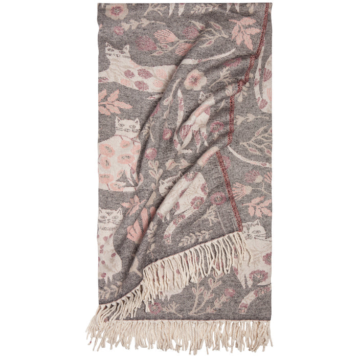Catbloom Throw