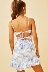 Florida Mini Dress - Blue