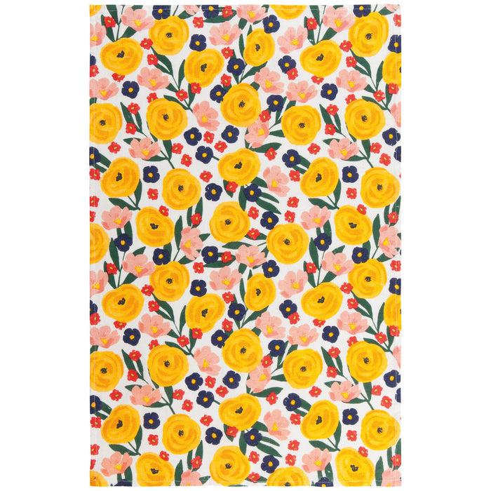 Full Bloom Baker's Floursack Dishtowels Set of 3
