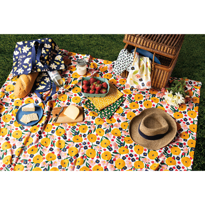Full Bloom Baker's Floursack Dishtowels Set of 3
