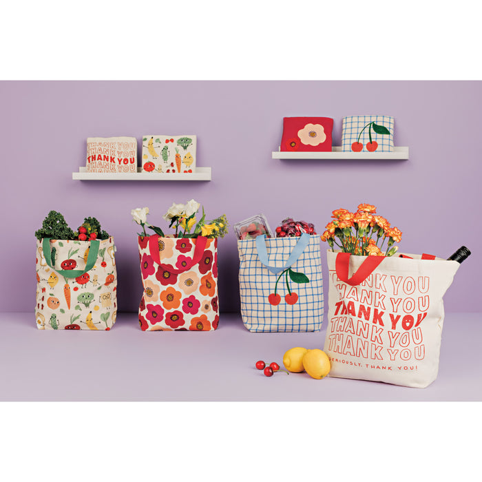 Funny Food Pocket Tote