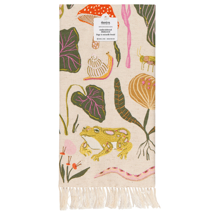 Gardenland Embroidered Dishtowel
