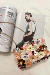 Hot Tropic Clutch Bag - Champagne
