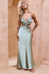 In Her Eyes Maxi Dress - Sage