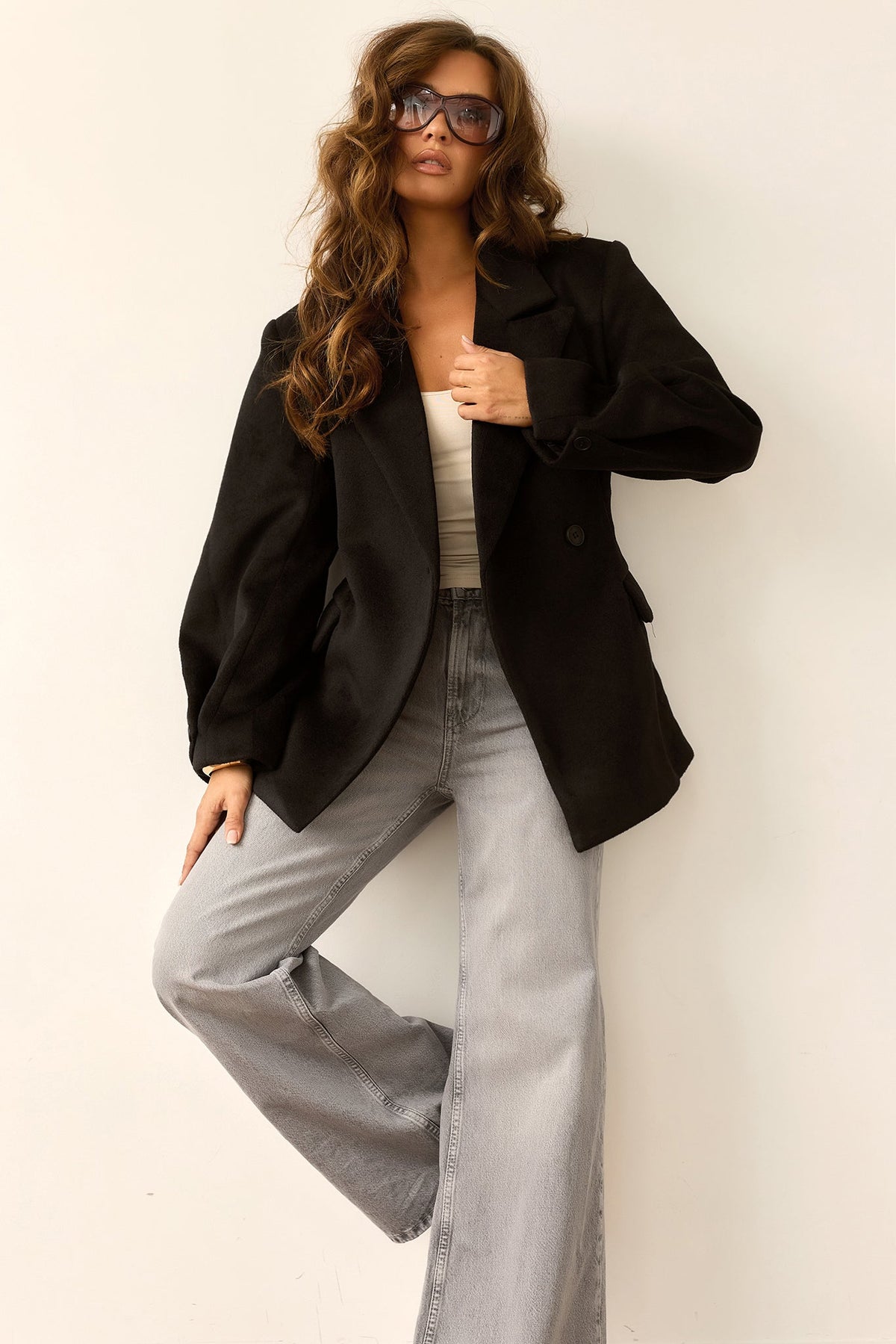 Investment Piece Coat Blazer - Black