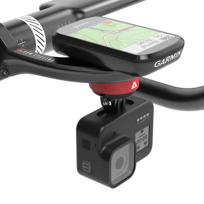 KOM Cycling CM06 Computer Mount Bundle Set with Quick Release GoPro Computer Mount