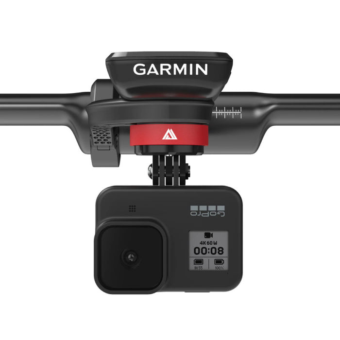 KOM Cycling CM06 Computer Mount Bundle Set with Quick Release GoPro Computer Mount