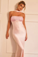 Moonlit Mirage Maxi Dress - Pink