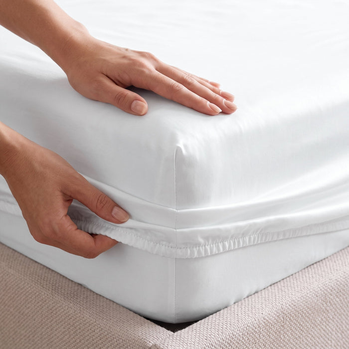 Naturally Cooling & Breathable TENCEL™ Eucalyptus Fitted Sheet - Delara