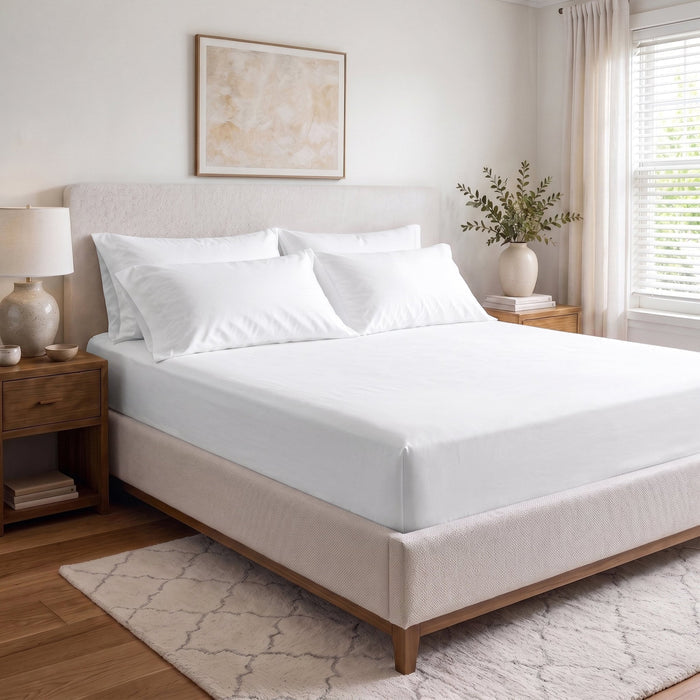 Naturally Cooling & Breathable TENCEL™ Eucalyptus Fitted Sheet - Delara