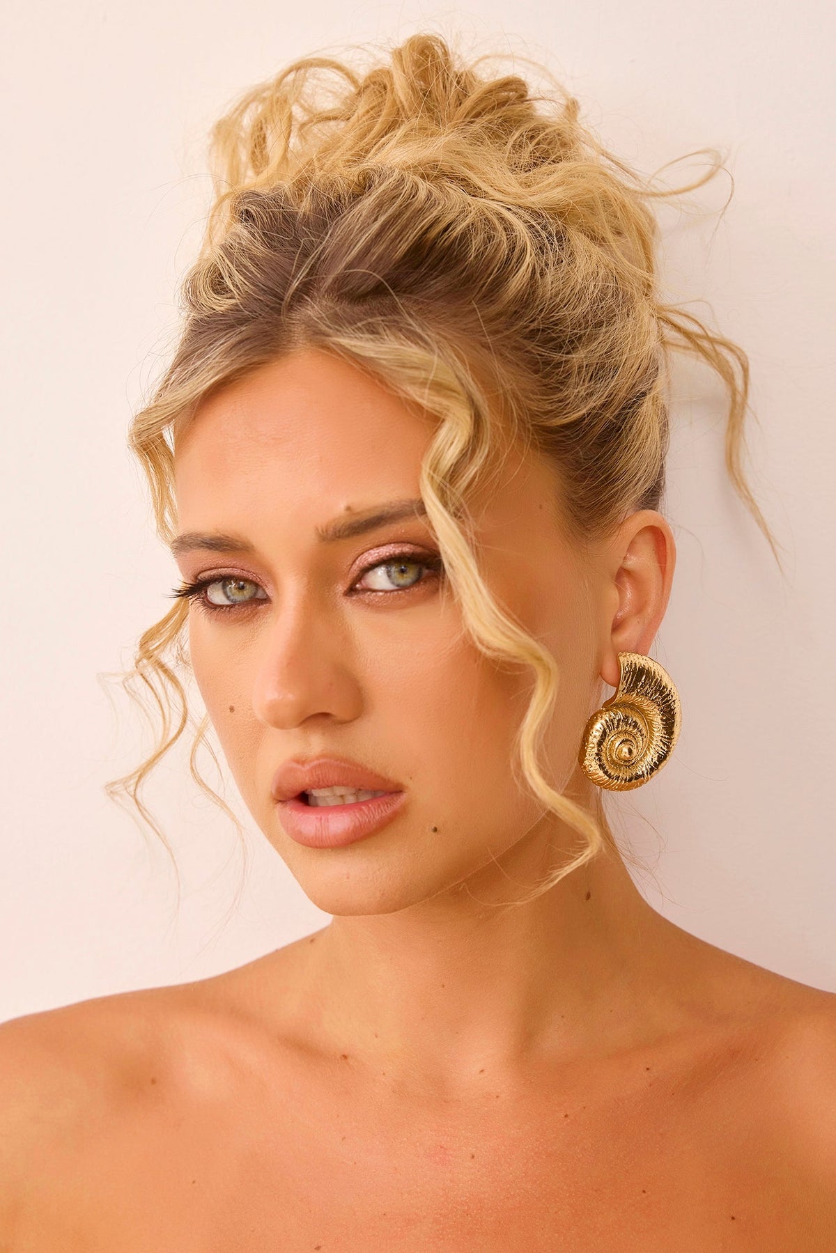 New Ocean Earrings - Gold