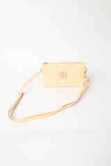 Detailed Zip Up Purse With Detachable Strap