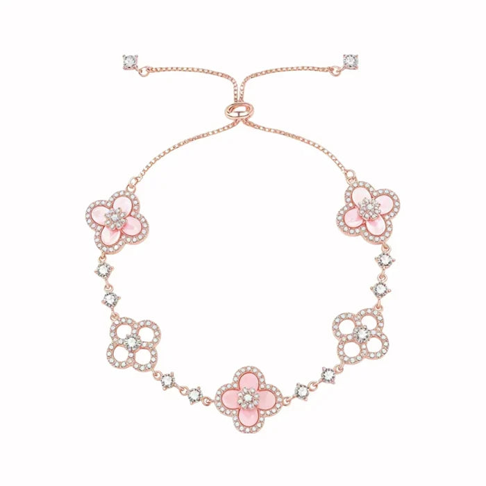 Sakura Cleef Set - Bracelet, Earrings & Necklace