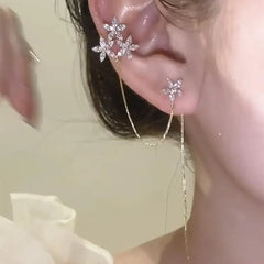 Serene Flora Ear Cuff - Pair